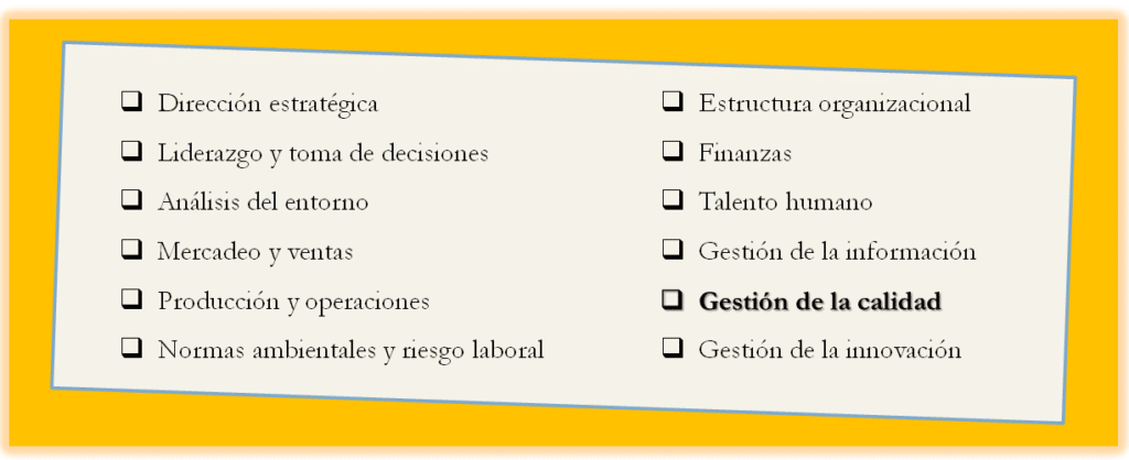 Más sobre cómo gestionar la calidad…