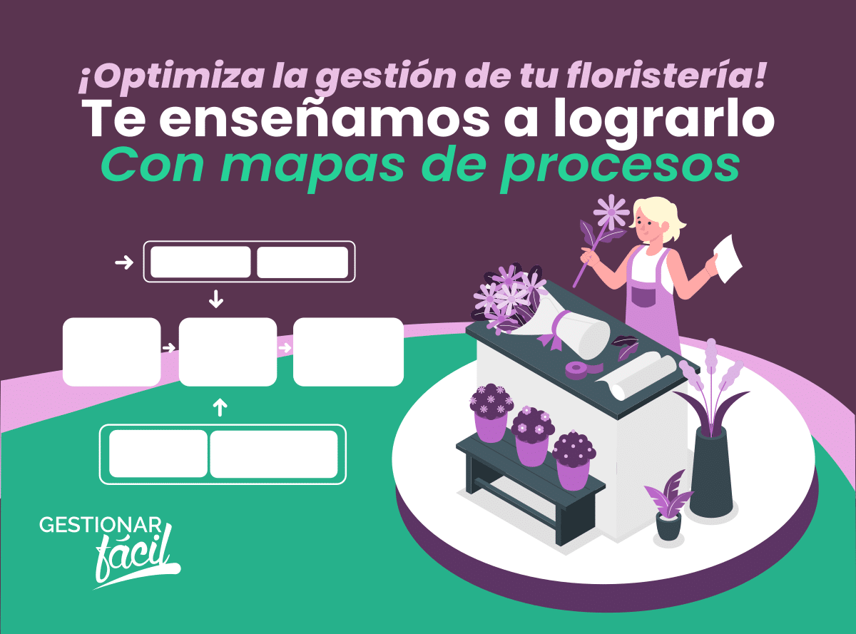 ¿Cómo hacer el mapa de procesos de una floristería?