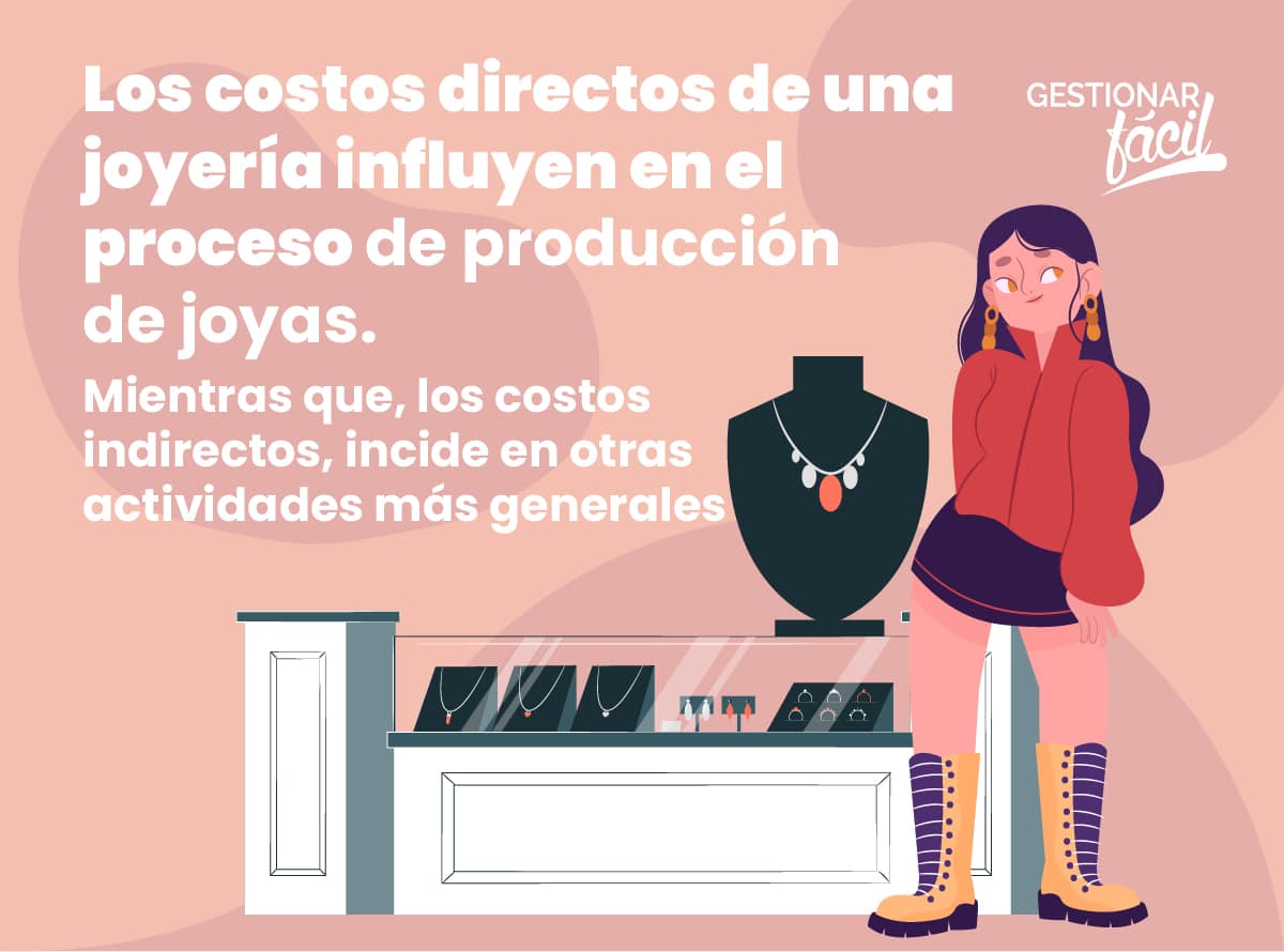 Costos directos e indirectos de una joyería