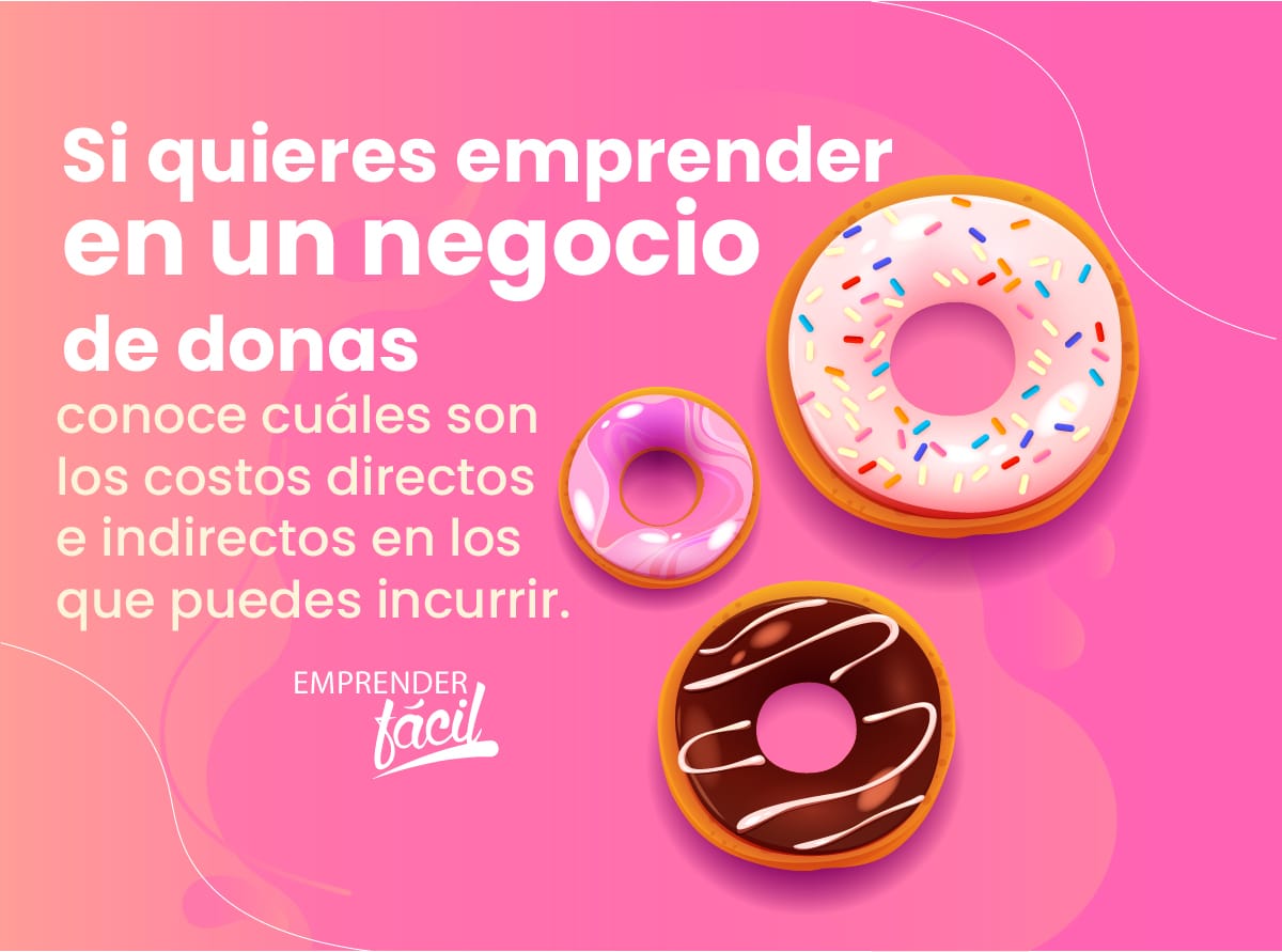 Costos directos e indirectos de un negocio de donas