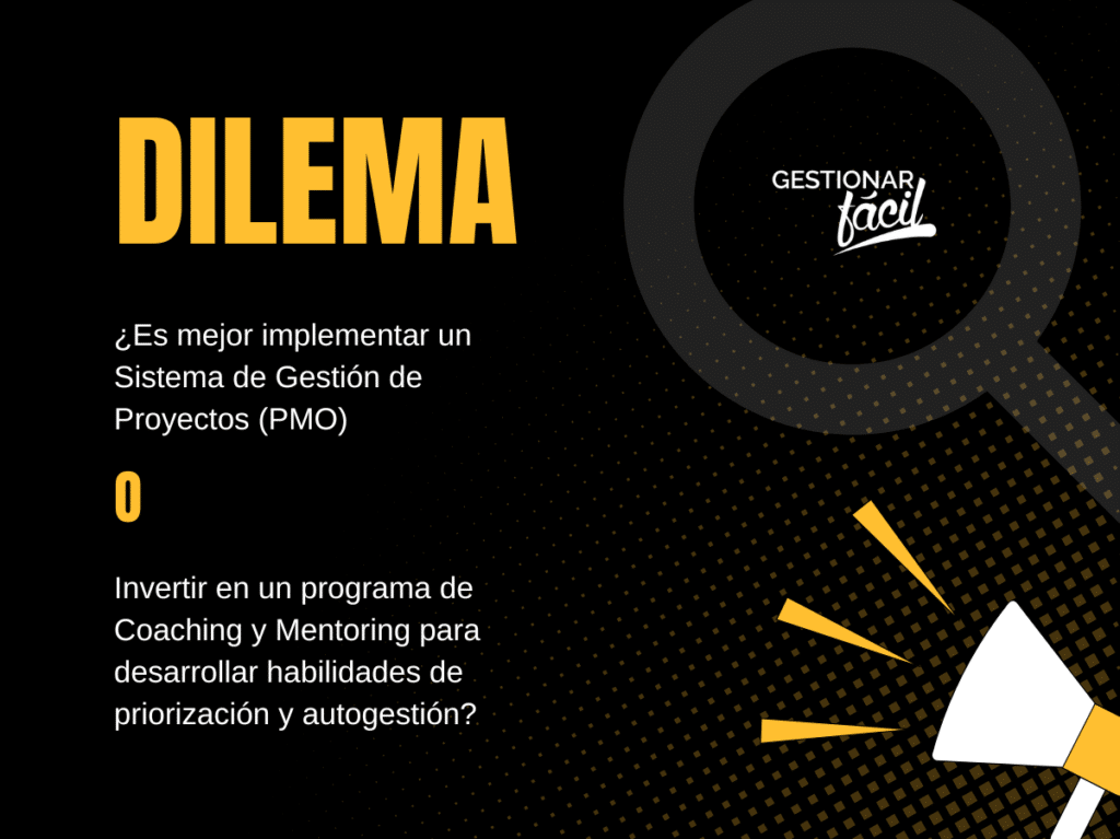 ¿Sistema de gestión de proyectos o coaching para priorizar tareas?