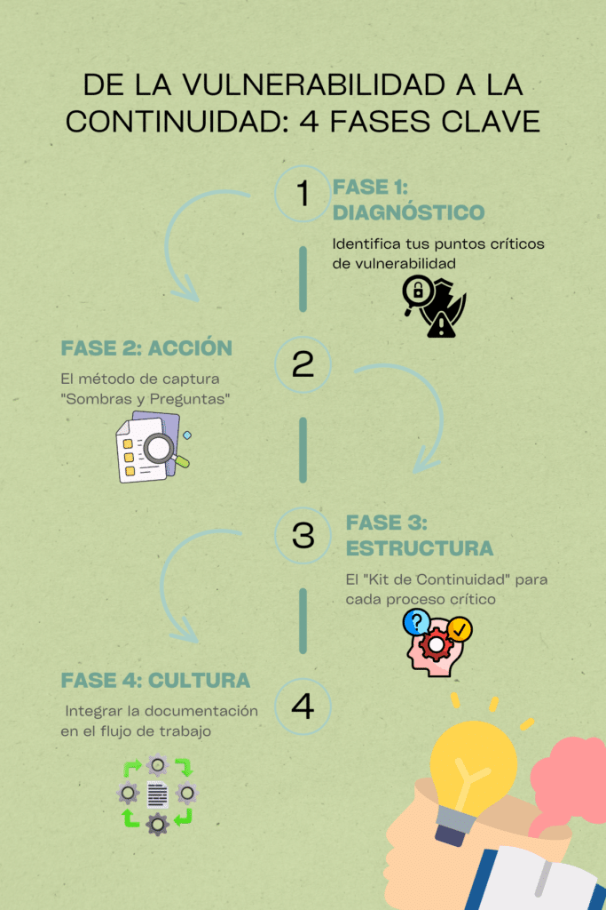 Cómo proteger la continuidad del negocio cuando el conocimiento no está documentado
