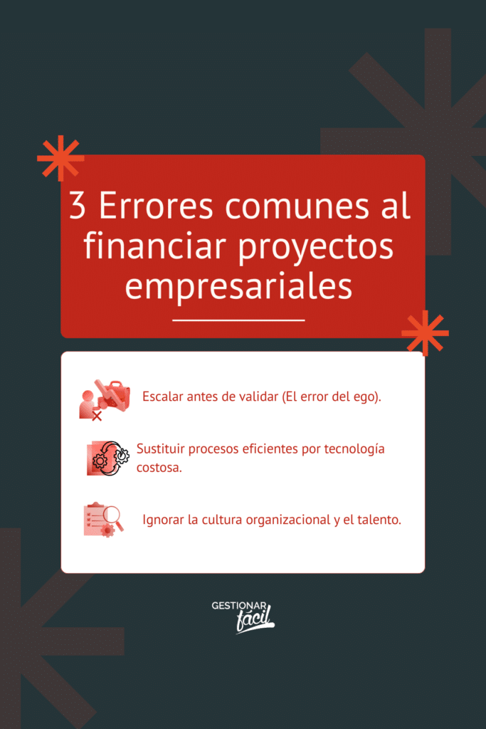 Tener dinero no garantiza el éxito de un proyecto